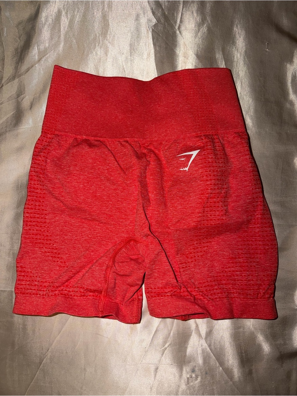Gymshark Women’s Seamless High-Waist Coral Bike Shorts